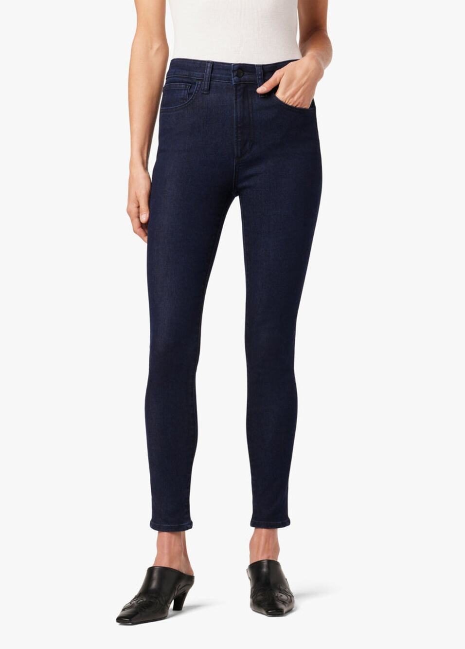 Joe's Jeans Dark Wash Blue Denim High Rise Skinny Ankle Jeans Women's Size 27
